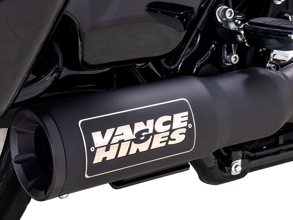Vance and Hines Hi-Output RR – Black. Fits Touring 2017up