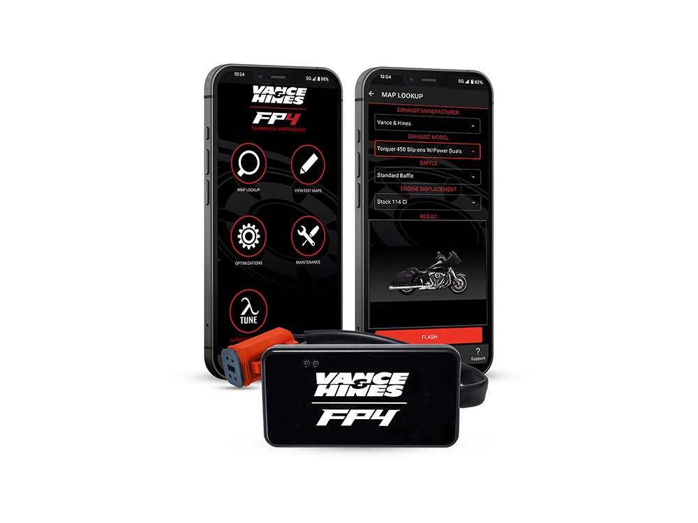 Vance and Hines Vance & Hines Fuelpak FP4 Fuel Tuner – 4 Pin J1850. Fits Softail 2007-2010, Dyna 2007-2011, Sportster 2007-2013 & Touring 2007-2013