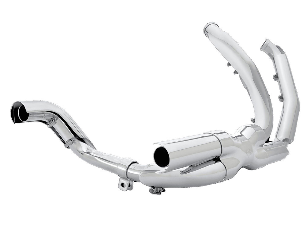 Vance and Hines Power Duals Right Side Tuck & Under Headers – Chrome. Fits Touring 2009-2016