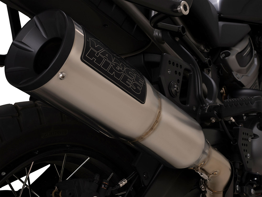 Vance and Hines Adventure Hi-Output 450 Slip On Muffler – Stainless. Fits Pan America 2021up