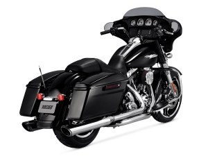 Vance and Hines 4in. Twin Slash Round Slip-On Mufflers – Chrome. Fits Touring 2017up Vance and Hines 4in. Twin Slash Round Slip-On Mufflers – Chrome. Fits Touring 2017up