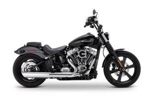Vance and Hines 4in. Twin Slash Slip-On Muffler – Chrome. Fits Softail Street Bob, Low Rider S, Low Rider ST & Heritage 2025up Vance and Hines 4in. Twin Slash Slip-On Muffler – Chrome. Fits Softail Street Bob, Low Rider S, Low Rider ST & Heritage 2025up