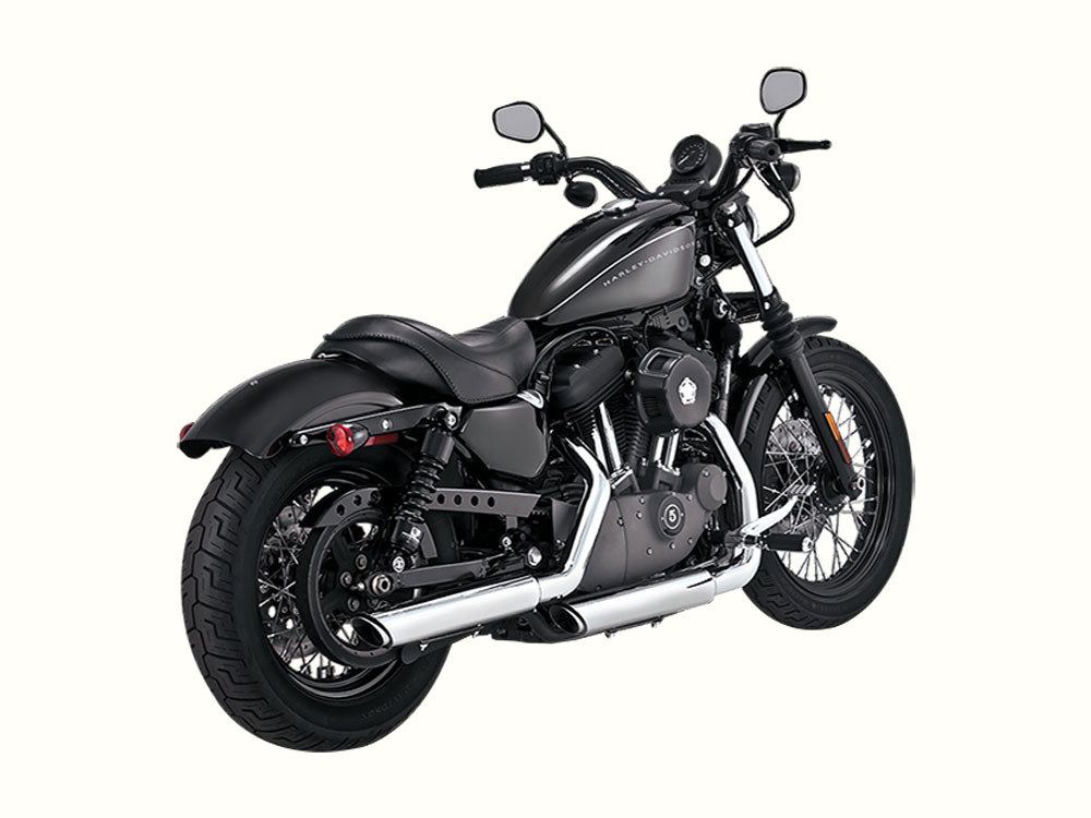 Mufflers; XL%2704-13 Twin Slash Chr