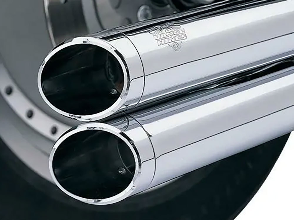 Vance and Hines Slash Cut End Caps – Pair. Fits Vance & Hines Big Shots & Big Shots Long Exhaust