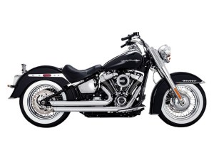 Vance and Hines Big Shots Staggered Exhaust – Chrome. Fits Softail 2018-2024 Non-240 Tyre Models Vance and Hines Big Shots Staggered Exhaust – Chrome. Fits Softail 2018-2024 Non-240 Tyre Models