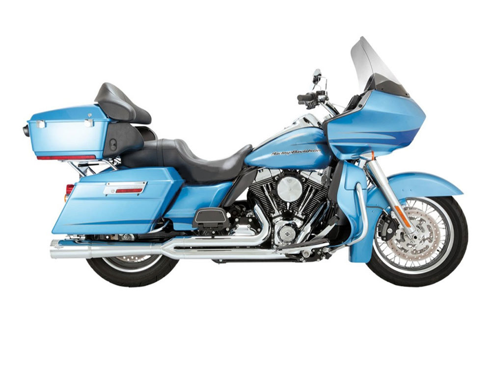 Exhaust; FLH%2710-16 2:1 Pro Pipe Chr