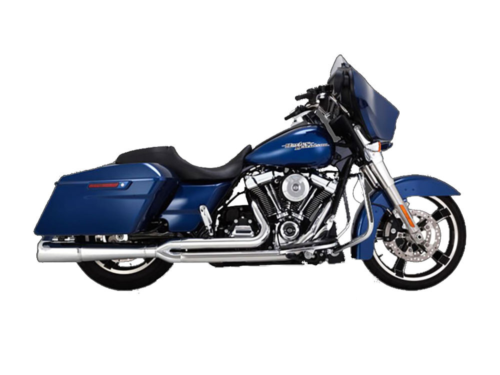 Exhaust; FLH%2717up 2:1 Pro Pipe Chr