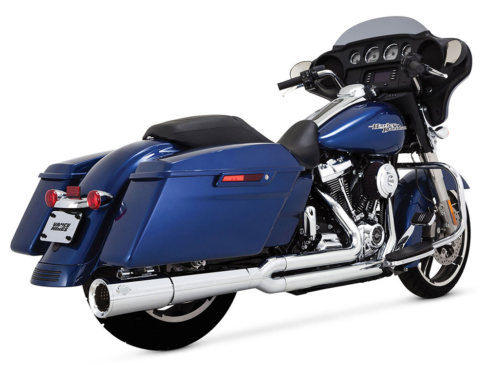 Exhaust; FLH%2717up 2:1 Pro Pipe Chr