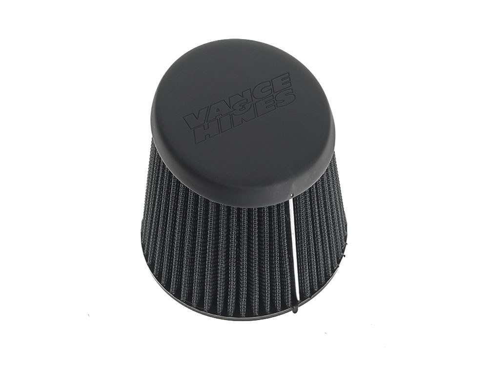 Vance and Hines Air Filter Element – Black End Cap. Fits VO2 Falcon Air Cleaners