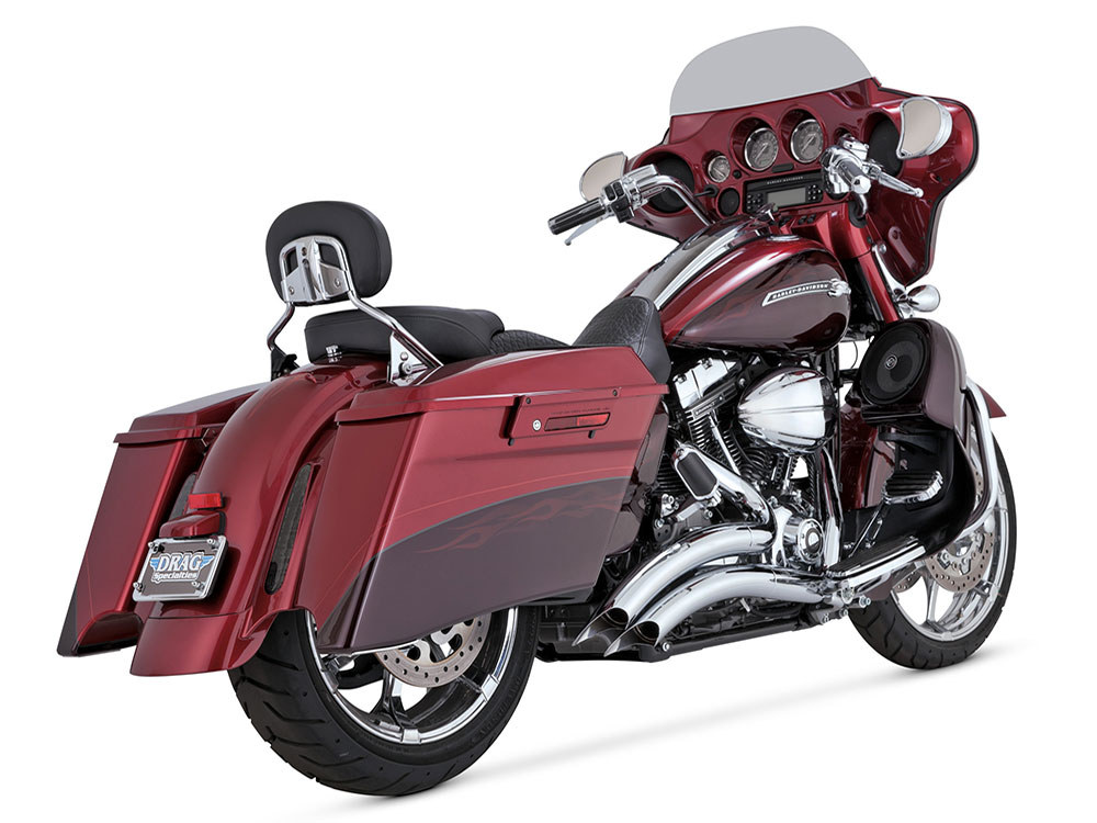 Exhaust; FLH%2707-16 Big Radius Chr