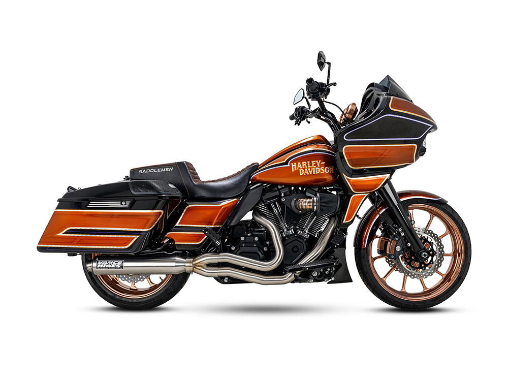 Vance and Hines Supersport 2-into-1 – Stainless Steel. Fits Touring 2017up