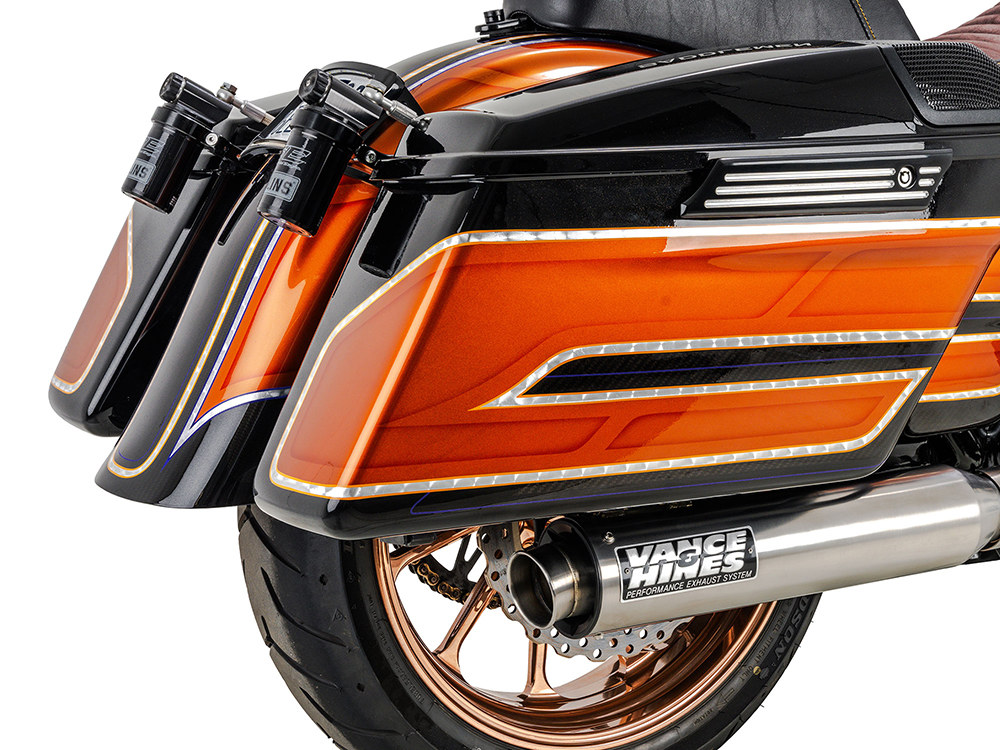 Vance and Hines Supersport 2-into-1 – Stainless Steel. Fits Touring 2017up