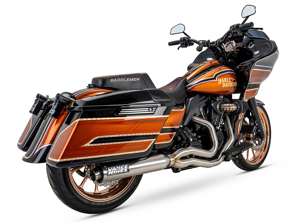 Vance and Hines Supersport 2-into-1 – Stainless Steel. Fits Touring 2017up