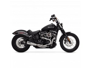Vance and Hines 2-into-1 Upsweep Exhaust – Stainless Steel. Fits Softail 2018-2024 Non-240 Tyre Models Vance and Hines 2-into-1 Upsweep Exhaust – Stainless Steel. Fits Softail 2018-2024 Non-240 Tyre Models