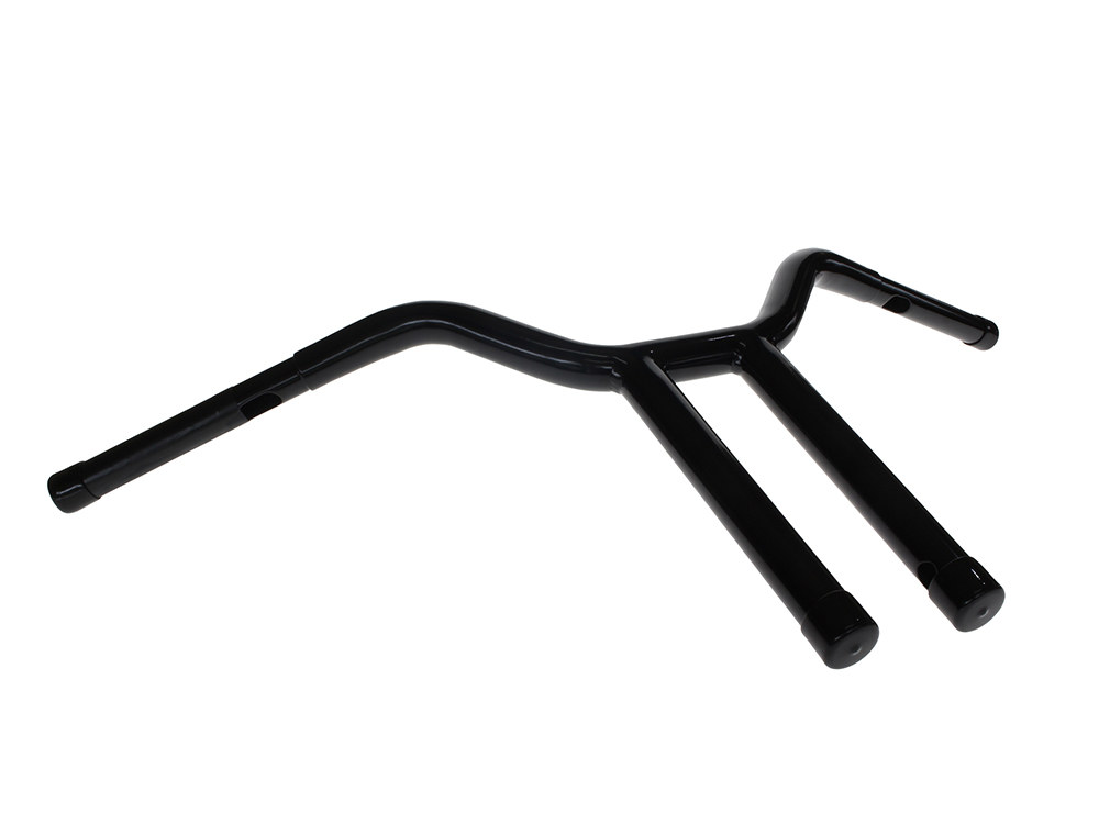 WILD 1 HANDLEBARS 14in. x 1-1/4in. Chubby Psycho Street Fighter Handlebar – Gloss Black.
