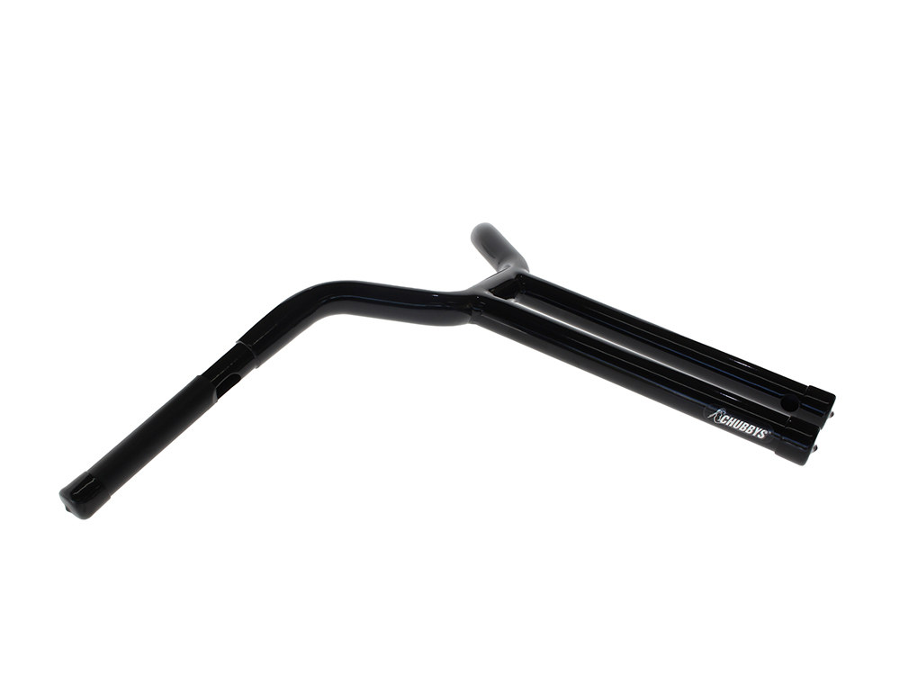 WILD 1 HANDLEBARS 16in. x 1-1/4in. Chubby Psycho Street Fighter Handlebar – Gloss Black.