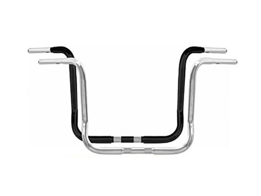 WILD 1 HANDLEBARS 14in. x 1-1/4in. Chubby Bagger Ape Handlebar – Chrome. Fits Ultra Models 1996-2024 and Street Glide 1996-2023