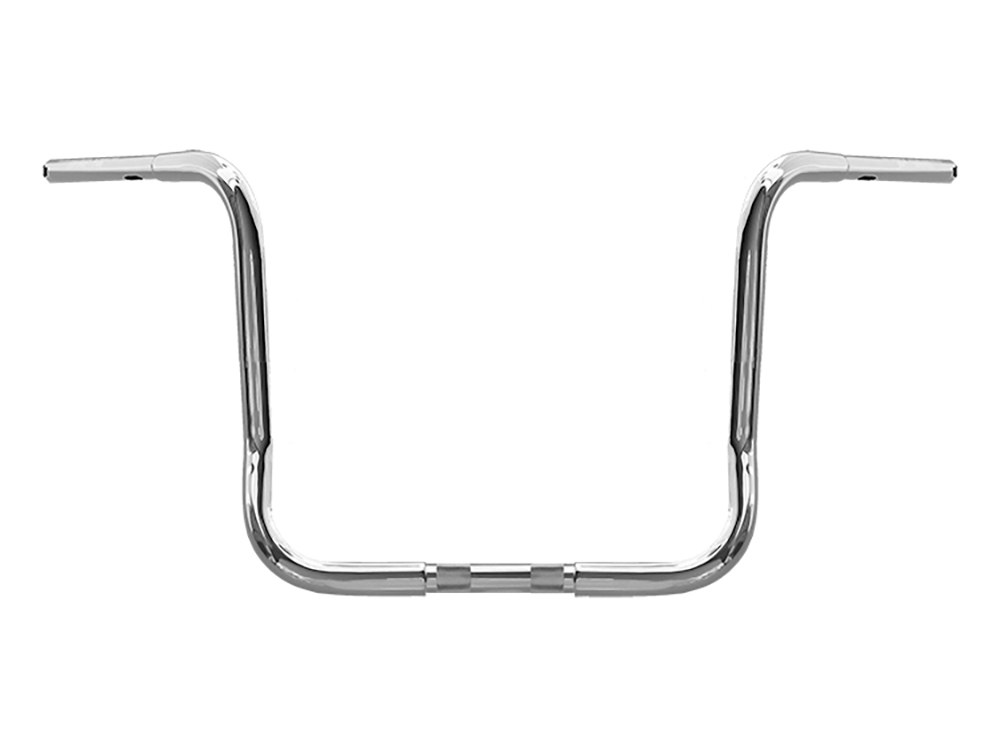 WILD 1 HANDLEBARS 14in. x 1-1/4in. Chubby Bagger Ape Handlebar – Chrome. Fits Ultra Models 1996-2024 and Street Glide 1996-2023