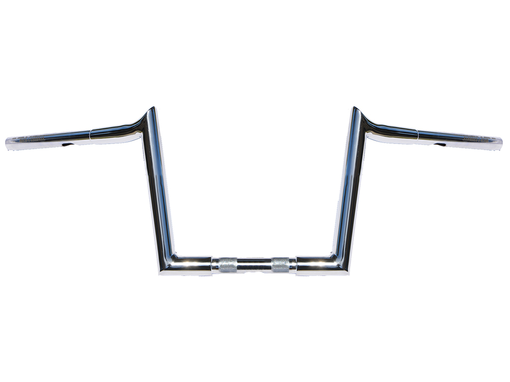 WILD 1 HANDLEBARS 10in. x 1-1/4in. Chubby Hooked Ape Hanger Handlebar – Chrome.