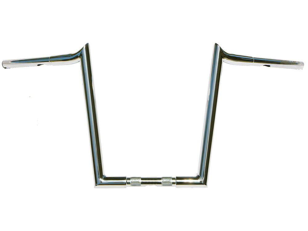 WILD 1 HANDLEBARS 14in. x 1-1/4in. Chubby Hooked Ape Hanger Handlebar – Chrome.