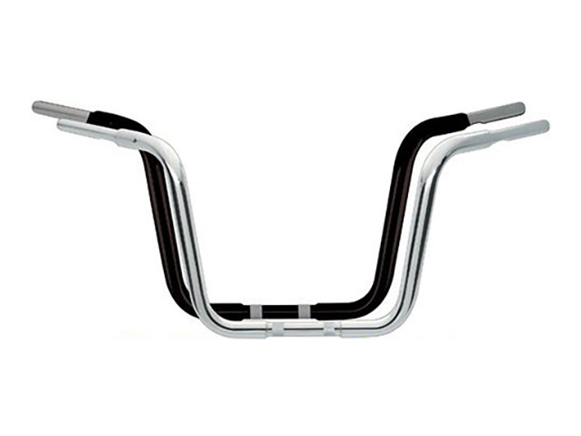 WILD 1 HANDLEBARS 12-1/2in. x 1-1/4in. Chubby Ape Hanger Handlebar – Chrome.