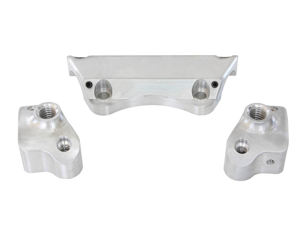 WILD 1 HANDLEBARS Riser with Top Clamp – Chrome. Fits Road Glide 2015-2023 and Road King Special 2017up with 1in. Handlebar.