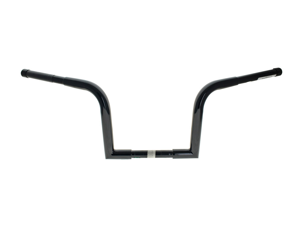 WILD 1 HANDLEBARS 10in. x 1-1/4in. Chubby OutlawZ Ape Hanger Handlebar with Narrow Bottom – Gloss Black.
