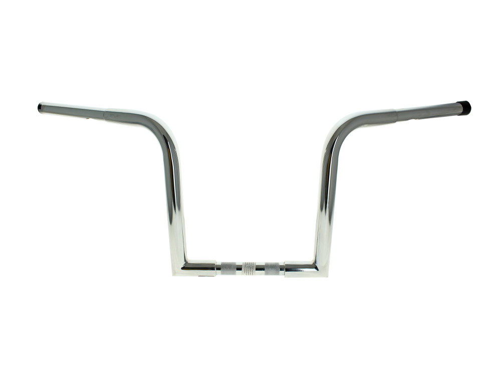 WILD 1 HANDLEBARS 12in. x 1-1/4in. Chubby OutlawZ Ape Hanger Handlebar with Narrow Bottom – Chrome.