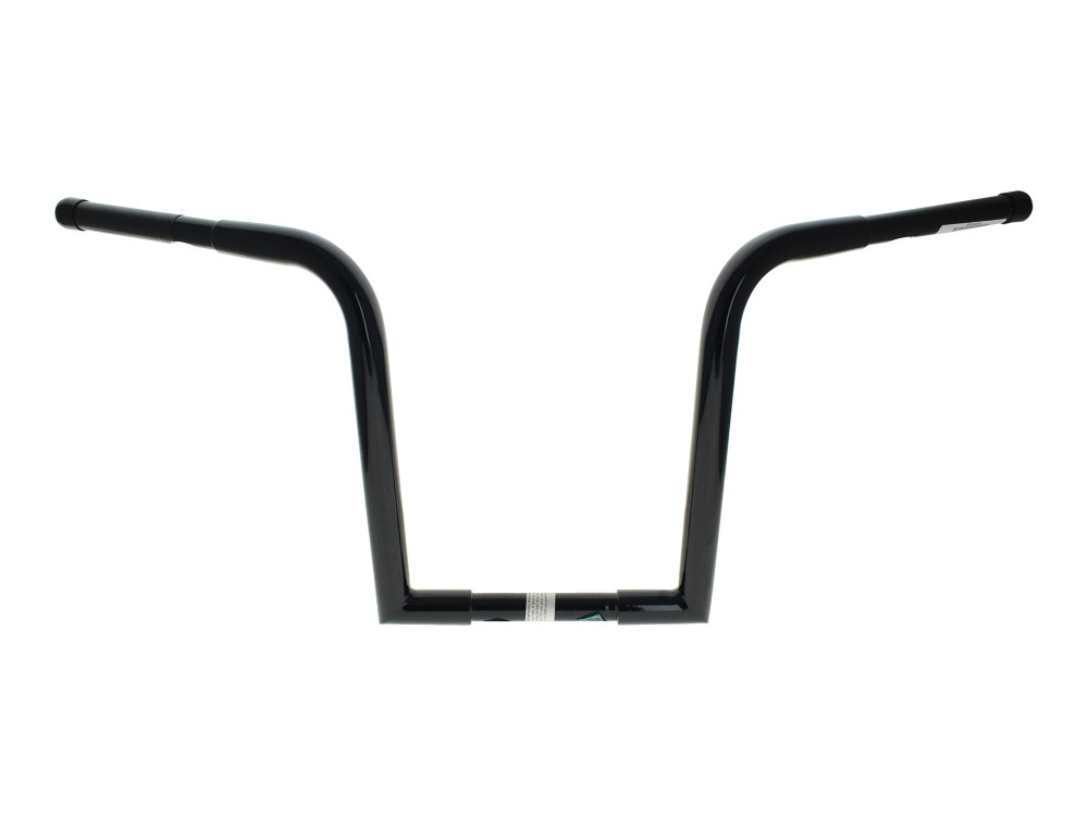 WILD 1 HANDLEBARS 14in. x 1-1/4in. Chubby OutlawZ Ape Hanger Handlebar with Narrow Bottom – Gloss Black.