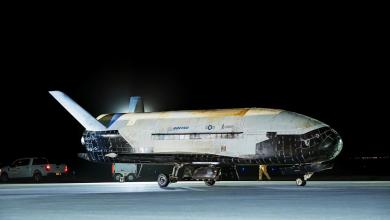 US military’s mini space shuttle returns to Earth after orbiting for 434 days on a secret mission US military’s mini space shuttle returns to Earth after orbiting for 434 days on a secret mission