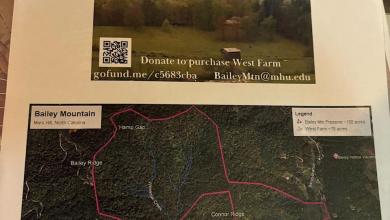 Mars Hill raising funds to protect Bailey Mountain Preserve against development Mars Hill raising funds to protect Bailey Mountain Preserve against development