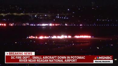 Breaking: Aircraft down in Potomac River near Reagan National Airport Breaking: Aircraft down in Potomac River near Reagan National Airport