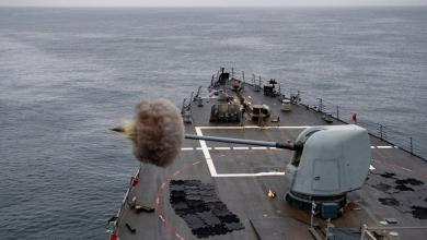 Commander describes the moment a US Navy destroyer blasted an enemy drone out of the sky with a 5-inch deck gun Commander describes the moment a US Navy destroyer blasted an enemy drone out of the sky with a 5-inch deck gun