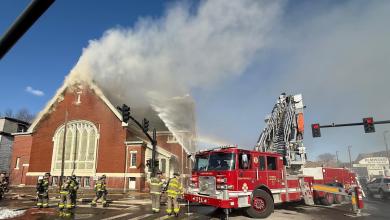 100-year-old Providence church consumed in devastating fire 100-year-old Providence church consumed in devastating fire