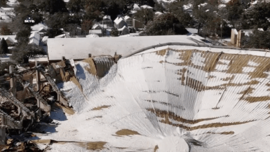 Mobile Civic Center dome collapses from the weight of snow Mobile Civic Center dome collapses from the weight of snow