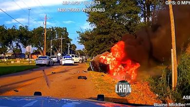 Hellcat Driver Runs From Police, Ejects At 160 MPH Hellcat Driver Runs From Police, Ejects At 160 MPH