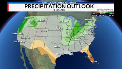 NOAA releases outlook for February, active weather pattern expected NOAA releases outlook for February, active weather pattern expected