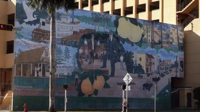 Historical Broward garage mural to be painted over with nature theme Historical Broward garage mural to be painted over with nature theme