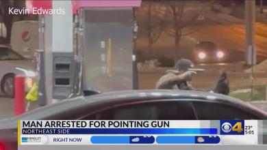 'Blow her head off': Video shows armed man attack, threaten to shoot woman outside Indy gas station 'Blow her head off': Video shows armed man attack, threaten to shoot woman outside Indy gas station