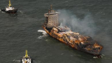 1 crew member missing after U.S. tanker hits container ship in North Sea 1 crew member missing after U.S. tanker hits container ship in North Sea