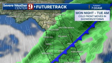 Mostly dry conditions before wet weather hits Central Florida Mostly dry conditions before wet weather hits Central Florida