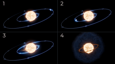 This star burped after eating a planet — but the planet was really asking for it This star burped after eating a planet — but the planet was really asking for it