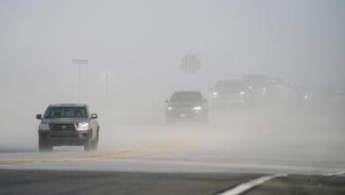 Palm Springs sees partial road closures Saturday due to low visibility Palm Springs sees partial road closures Saturday due to low visibility