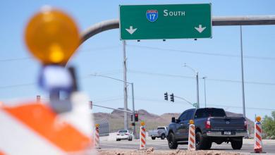 Stretch of I-17 closed north of Happy Valley Road Stretch of I-17 closed north of Happy Valley Road