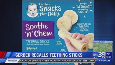 Gerber recalls teething sticks | CW39 HOUSTON Gerber recalls teething sticks | CW39 HOUSTON