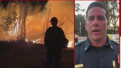 New wildfires threaten greater LA area as strong winds develop New wildfires threaten greater LA area as strong winds develop