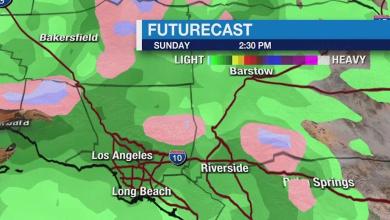 When to expect weekend showers in SoCal When to expect weekend showers in SoCal