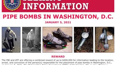 FBI releases new video of a suspect planting a pipe bomb near DNC offices on eve of the Capitol riot FBI releases new video of a suspect planting a pipe bomb near DNC offices on eve of the Capitol riot