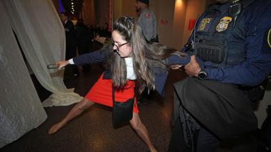 Family of jailed teacher who refused to use trans pronouns thrown out of Washington gala Family of jailed teacher who refused to use trans pronouns thrown out of Washington gala