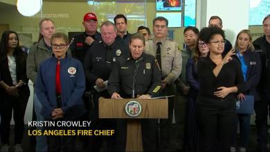 LA Mayor Bass announced that a new fire has emerged near the West Hills neighborhood LA Mayor Bass announced that a new fire has emerged near the West Hills neighborhood